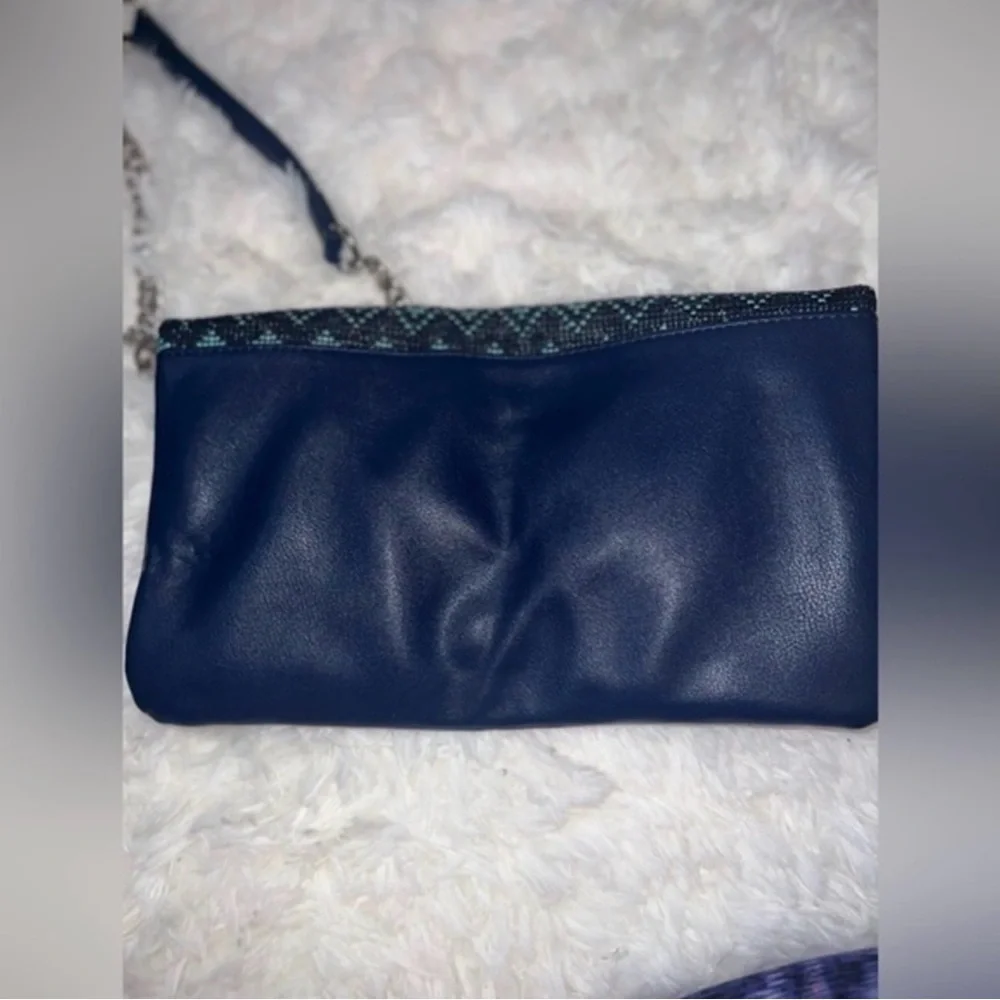 Express Multicolor Patterned Clutch